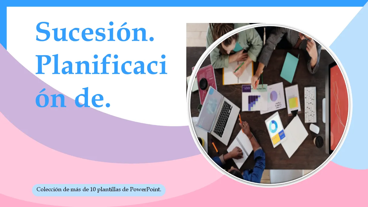 Planificación de sucesión PowerPoint Paquetes de plantillas de PowerPoint para presentaciones comerciales