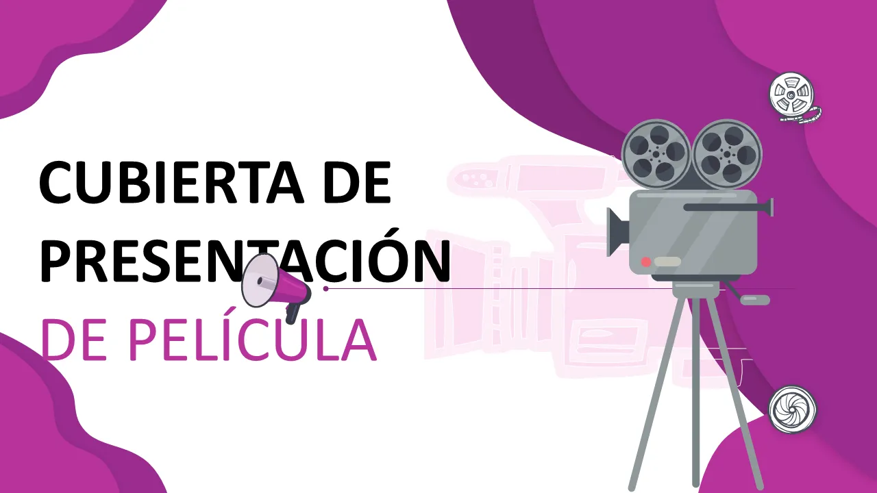 Plantilla de PowerPoint con temática de película: creativa y atractiva