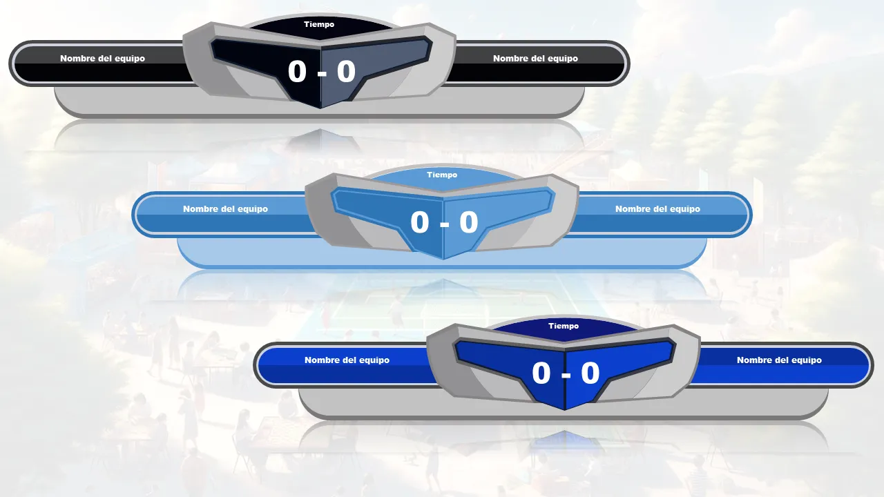 Plantilla de PowerPoint de cuadro de mando del juego