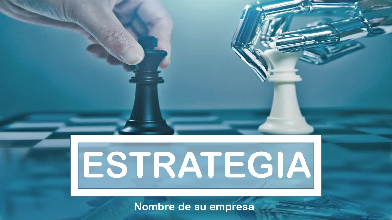 Plantilla de PowerPoint de estrategia corporativa para planes de acción