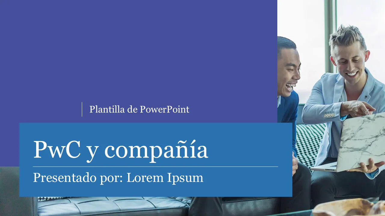 Plantilla de PowerPoint de PwC - Diseño de presentación profesional