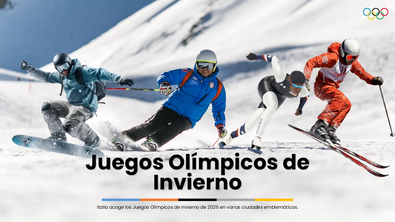 Plantilla de PowerPoint - prueba olímpica